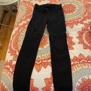 Barely worn Black J brand skinny jeans!!